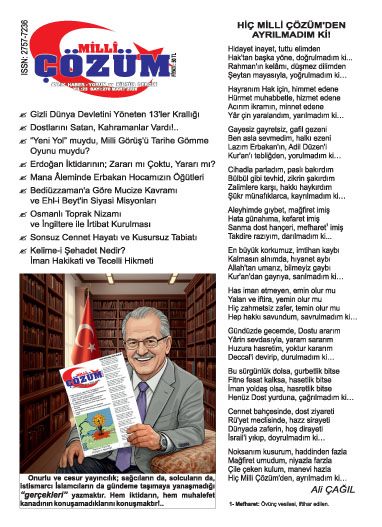 MİLLİ ÇÖZÜM DERGİSİ