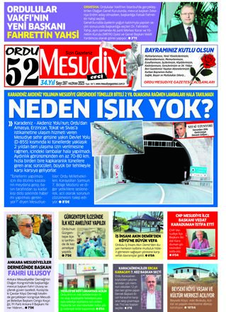 ORDU MESUDİYE GAZETESİ